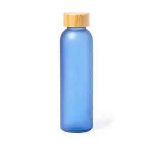 Bottiglia d'Acqua Ecologica Eskay in Bambù e Vetro, Gadget per Bevande Sostenibile - Product Image 1