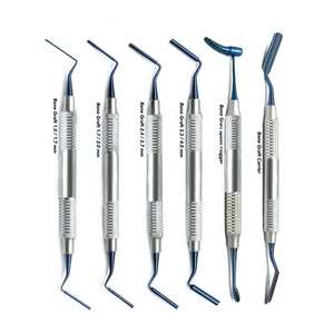 Instruments orthopédiques dentaires réutilisables pour greffe osseuse, outils de chirurgie implantaire, compresseurs et porte-graisses pour chirurgie orale canine - Product Image 1