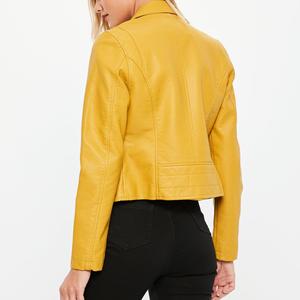 Chaqueta de Cuero Original para Mujer - Comodidad Clásica con un Toque Moderno, Tejida, Impermeable y Transpirable, Teñido Liso |   Esencial de Moda - Product Image 5