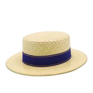 Sombrero de Paja de Verano con Flores Pequeñas y Frescas, Estilo Dulce, Protección Solar, Sombrero de Vaquero para Playa, Sombreros de Paja Transpirables - Product Image 1
