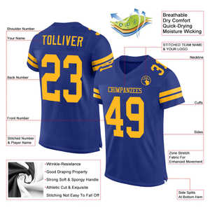 Custom Personalized American Football <b>Jersey</b> Plus Size Breathable Mesh Anti-Bacterial Quick Dry Anti-UV Sublimation Printed Team - Product Image 6