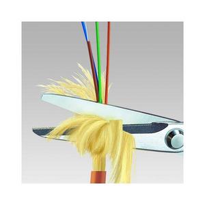 กรรไกรเคลือบโครเมียมของ Knipex สำหรับตัดเส้นใย KEVLAR ด้ามจับเคลือบพลาสติก ผลิตภัณฑ์กรรไกรและเครื่องตัด - Product Image 2