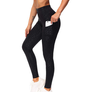 Mallas de entrenamiento para gimnasio para mujer, ropa de Fitness más vendida, mallas de estilo de tendencia transpirables a la moda a la venta - Product Image 1