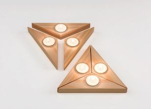 HF Crafts Soporte de vela de madera único Centro de mesa artesanal para decoración del hogar y sala de estar para el Día de San Valentín y Navidad - Product Image 6