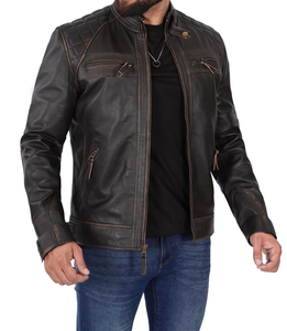 Nouveau design Confortable Meilleure vente Veste en cuir à la mode pour hommes Nouveau design en cuir PU pour l'hiver Veste d'hiver pour hommes - Product Image 4