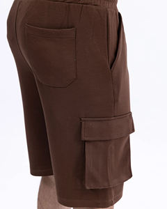 Shorts d'été pour hommes, vêtements décontractés à cordon élastique uni, shorts de course pour hommes, shorts de survêtement, shorts décontractés pour hommes avec design personnalisé - Product Image 3