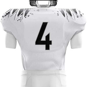 Uniforme de football américain sur mesure 100% polyester vente chaude équipe porter concevoir votre propre avec des manches courtes - Product Image 3