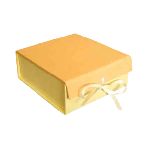 Boîte de cueillette de cadeau de fermeture de rubans pliants en carton imprimé fait main solide de conception imprimée personnalisée en gros - Product Image 1