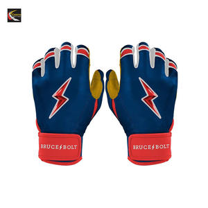 Guantes de Bateo de Béisbol Bruce Bolt, Sublimación Personalizada, Mejor Precio, Guantes de Bateo de Puño Corto y Duraderos - Product Image 1