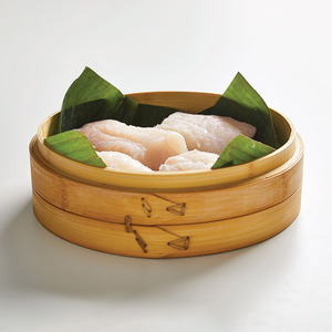 Plateau et couvercle à vapeur en bambou naturel tendance, meilleure qualité de cuiseurs vapeur naturels pour aliments - Product Image 3