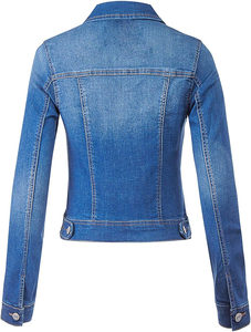 Vestes en jean à manches longues pour femmes de haute qualité Logo personnalisé hiver coton lin respirant dernière conception disponible pour - Product Image 6