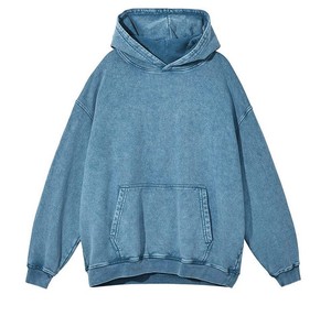 Sudaderas con capucha de gran tamaño de algodón 100% para mujer, sudaderas lisas de estilo coreano bordadas con logotipo personalizado, informales forradas para Otoño/Invierno - Product Image 6