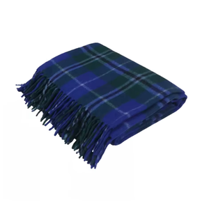 Manta de lana azul Douglas, calidad superior y durabilidad, precio asequible, manta suave - Product Image 2