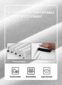 Ensemble de pantalons de jogging à capuche personnalisé 450GSM vert olive pour imprimé bouffant Survêtement en coton brossé à motif solide Vêtements d'hiver lourds pour hommes - Product Image 5