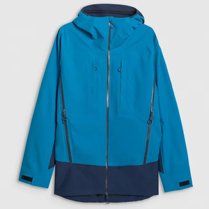 Chaqueta de Esquí Azul de Diseño Personalizado 2026, Chaqueta de Esquí Impermeable para Hombre, Abrigo de Nieve Cortavientos y Transpirable para Snowboard - Product Image 1