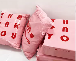 Sacs d'expédition en polyéthylène écologiques imprimés avec logo personnalisé pour vêtements - Product Image 2