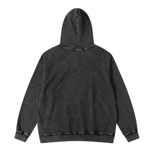 Sudadera con Capucha de Alta Calidad 100% Algodón, Lavado Ácido, Serie High Street, Estilo Vintage, Precio al por Mayor - Product Image 2