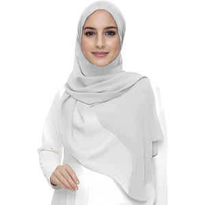 Vente chaude couleur unie femmes musulmanes Hijab 2025 dernière conception femmes Hijab meilleure qualité bas quantité minimale de commande - Product Image 2