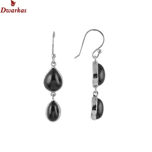 Pendiente de Plata de Ley 925 con piedras preciosas de Topacio azul natural hecho a mano indio para joyería de mujer - Product Image 5