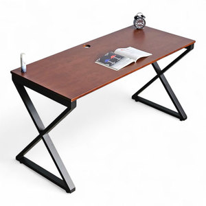 Contemporary Minimalist Rubberwood <b>Foldable</b> <b>Desk</b> 140x60cm <b>Office</b> & Bedroom Use - Product Image 1
