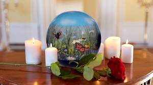 โกศเผาศพผีเสื้อสำหรับขี้เถ้ามนุษย์โกศที่ระลึกสำหรับผู้ใหญ่สำหรับโกศตกแต่งสำหรับผู้ใหญ่เพศหญิง - Product Image 5