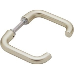 มือจับประตูอลูมิเนียมคู่ รุ่นปารีส 138L F2 แกนสี่เหลี่ยม 8 มม. HOPPE ไม่มีโรเซ็ต - Product Image 1