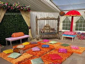 Virasat Mela decoración de escenario para Punjabi noche Cultural Punjabi Sangeet boda escenario telón de fondo DJ noche fiesta decoraciones caja embalada - Product Image 2