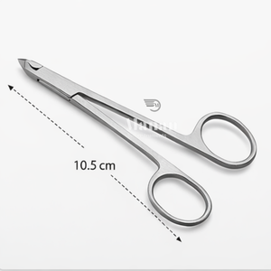 Ciseaux à cuticules professionnels de haute qualité en acier inoxydable, coupe-ongles de précision pour manucure et pédicure, logo OEM - Product Image 3