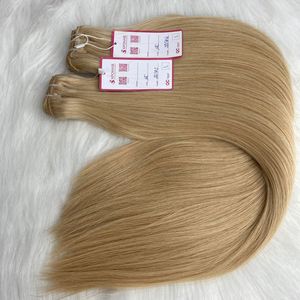 Luxury Straight Ash Blonde Virgin Human Hair <strong>Bundles</strong> Extensions APOHAIR 100% Machine 3 Sewing Double Wefted <strong>Bundles</strong> With Frontal - Product Image 4
