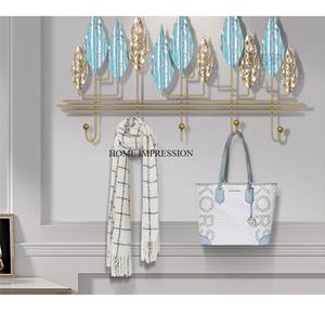 Brass Hello Sentence Hook And <b>Rails</b> Coat Suit Hook <b>Towel</b> Cloths <b>Holder</b> Luxury Home Decoration Ideas Fancy Hooks Wall Decor - Product Image 6