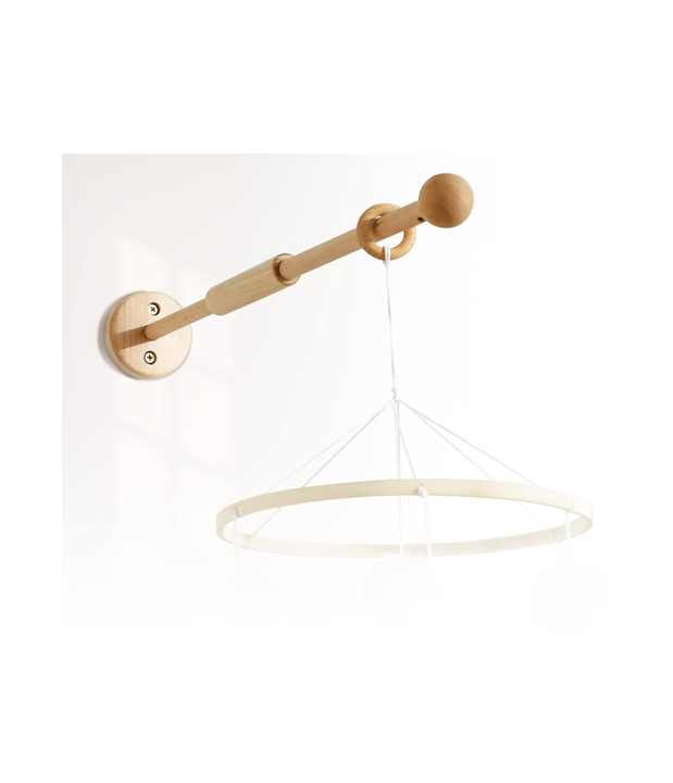 Crib Mobile Arm Wall Mounted Wooden Arm for Baby Crib Mobile, Baby
