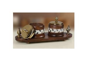 ไม้ถูพื้นชามสำหรับโต๊ะในโรงแรมดีไซน์หรูหราทำจากไม้รูปลักษณ์ใหม่ - Product Image 6