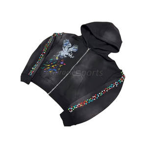 New Arrival Men's Acid Wash <b>Rhinestone</b> <b>Hoodies</b> Basics Cotton Blended Men's Acid Wash <b>Rhinestone</b> <b>Hoodies</b> - Product Image 1