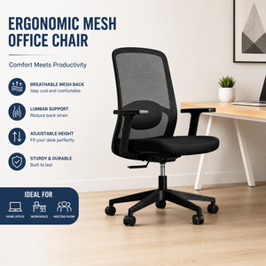 Modern Luxury Ergonomic Comfortable Executive with Adjustable Armrest Adjustable Height <strong>Rotating</strong> Metal Genre Mesh Office <strong>Chair</strong> - Product Image 1