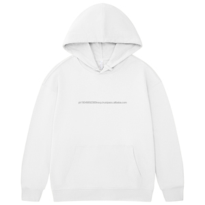 Sudadera con Capucha Extra Grande de Felpa Francesa de Alta Calidad, Sudadera Corta Unisex para Hombre, Impresión Puff, Bordado, Sudaderas Personalizadas - Product Image 4