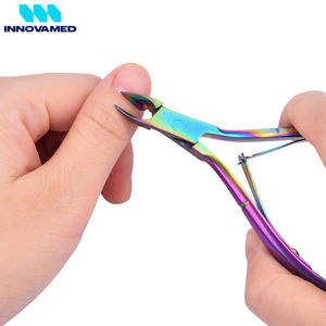 Coupe-cuticules professionnel robuste pour ongles de pieds, modèle Rainbow, vente en gros directe usine INNOVAMED - Product Image 5
