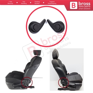 Juego de manijas ajustables delanteras para reclinación BDP1421, color negro, para Megane MK4 B9A K9A Talis LP KP 2015 en adelante, 874519982R 874016692R - Product Image 5