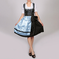 Nouvelle tenue bavaroise Dirndl Fest Oktoberfest allemande-américaine, robe midi en tissu naturel écologique, impression numérique, streetwear