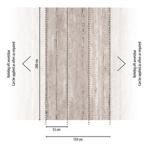 Fabriqué en Allemagne Photo Papier Peint Mural Béton Mur Gris Crème Non Tissé Vinyle Premium Mural Aspect Béton-2,80x1,59 m - Product Image 3