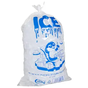 High quality Cheapest Price Ice Cube Bags 10 Lbs Recyclable Plastic Bags Transparent Clear PE Material Ice Wicket Bags Freezer Keeper Vietnam