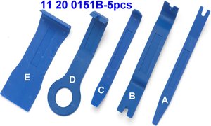 ITA Tools, fournisseur taïwanais, ensemble de 5 outils de démontage de garnitures et de moulures avec nylon + fibre de verre 20% pour la réparation - Product Image 3