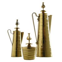 Ensemble de théière de maison de haute qualité poignée de luxe et plateau de service pour les réunions de famille et les parties de thé prix de gros