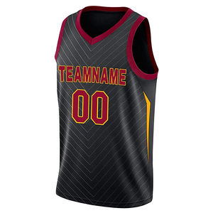 Camisetas y tops de baloncesto de poliéster de talla grande, camisetas de equipo impresas por sublimación personalizadas, ropa deportiva transpirable para hombres, venta al por mayor - Product Image 6