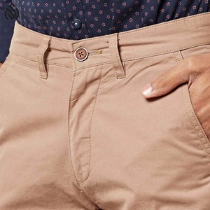 Pantalones Chinos de cintura media para hombre, pantalones de exterior ajustables con estampado clásico elegante, logotipo personalizado, aspecto Formal - Product Image 6