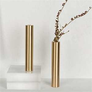 Handmade Modern <b>Golden</b> Aluminium Metal Tabletop Flower Vases Unique Multi-Design for Home and <b>Wedding</b> <b>Decoration</b> Made of Iron - Product Image 1
