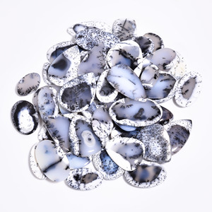 Wholesale 100% Natural Dendrite <b>Opal</b> Cabochon Quartz Gemstone Mix Shape Loose Gemstones for Jewelry Making - Product Image 2