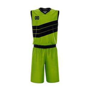 Uniforme de Baloncesto Sublimado Personalizado de Primera Calidad OEM, Diseño de Talla Grande, Servicio de Transferencia de Calor, Ropa de Baloncesto - Product Image 3