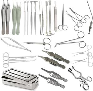 Instrumental Quirúrgico para Fístulas (Arteriovenosas) de 30 Piezas, Acero Inoxidable, Manual, Clase I, Certificado CE - Product Image 1