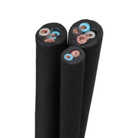 Câbles électriques en cuivre isolés en PVC plats d'usine fiables 2-5 conducteurs 1-6 mm pour applications de chauffage
