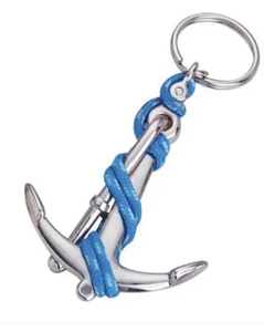 LLavero de Metal de latón con ancla plegable, utilizado para decoración del hogar, llavero náutico, hecho a mano - Product Image 6